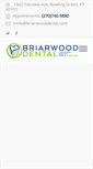Mobile Screenshot of briarwooddental.com